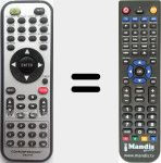 Replacement remote control for CM3PVR