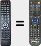 Télécommande pour remplacer RC-1186 (30701015500AD)