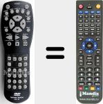 Replacement remote control for DVD 1 RC