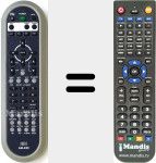 Télécommande pour remplacer AM-43D (9CDM063907)