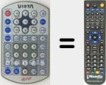Replacement remote control for GPS