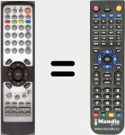 Replacement remote control for GTVL27W23HD