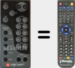 Replacement remote control for JBL002