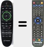 Replacement remote control for MOV001