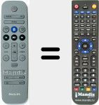 Replacement remote control for 996580005709
