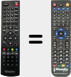 Ersatzfernbedienung für QUA003