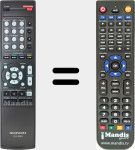 Replacement remote control for RC018SR (30701009800AM)