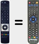 Télécommande pour remplacer RC 5112 (23002017)
