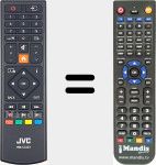 Télécommande pour remplacer RC39170 (RM-C3333)