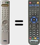 Telecomando sostituto di RM-Y 1102 (147828512)