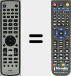 T&eacute;l&eacute;commande pour remplacer RU-M111