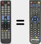 Replacement remote control for MI-AA5900448A