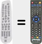 Telecomando sostituto di 97P1RA2FB3