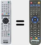 Telecomando sostituto di RMT-D233P (147965911)