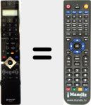 Telecomando sostituto di GA588WJSA (RRMCGA588WJSA)