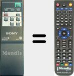 Replacement remote control for RMT-156 (146384512)
