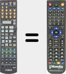 Replacement remote control for RAV368 (WK480600)
