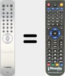 Replacement remote control for CDX7 (WQ066800)