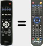 Replacement remote control for FSR111 (WV218200)