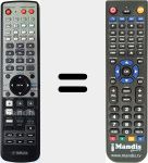 Replacement remote control for WJ55350 (WJ553500)