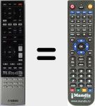 Télécommande pour remplacer WV01980 (WV019800)