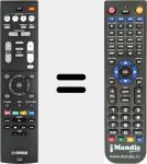 Replacement remote control for RAV552 (ZW44660)