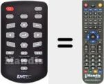 Replacement remote control for Movie Cube (N200)