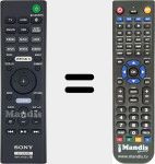 Télécommande pour remplacer RMT-AH401U (149335411)