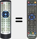 Replacement remote control for MPIX353