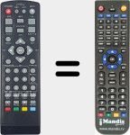 Replacement remote control for Eagle (D84000407)