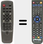 Replacement remote control for REMCON1267