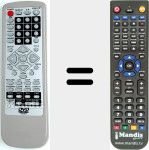 Replacement remote control for REMCON1355