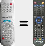 Replacement remote control for RM56