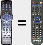 Replacement remote control for AtlasE