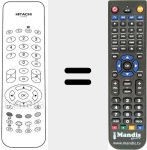 Replacement remote control for CLE 932 A (X100102)