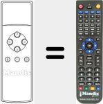 Replacement remote control for TC194