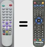 Replacement remote control for 864401