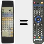 Replacement remote control for RC343 (24140343)