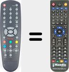 Telecomando sostituto di RCMAXT