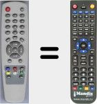 Replacement remote control for RCTERRATWIN