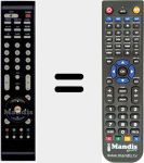 Replacement remote control for RC46ENX