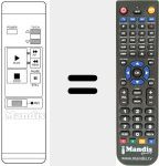 Replacement remote control for 143.9.4100.62282