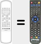 Replacement remote control for 49-900-023