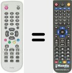 Replacement remote control for 510-400A