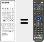 Telecomando sostituto di DIGI SYSTEM 6700 PIP