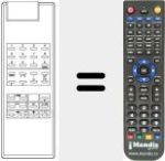 Replacement remote control for 5652 08 71