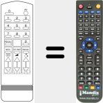 Replacement remote control for IR 2000