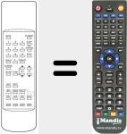 Replacement remote control for P1404T