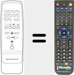 Replacement remote control for RC 204