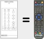 Télécommande pour remplacer SAT REMOTE CONTROL